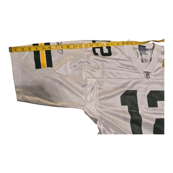 Reebok On Field Green Bay Packers Aaron Rodgers #12 Jersey Mens Large White NFL - Picture 7 of 10
